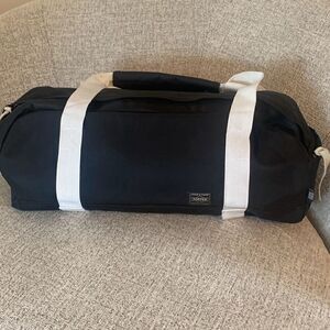 Porter-yoshida & co black nylon duffel bag